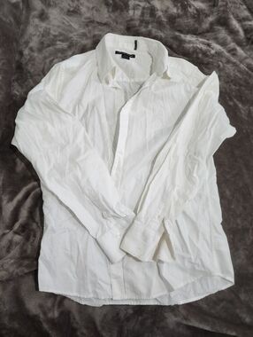 Tag Studio Men's White Long-Sleeve Dress Shirt